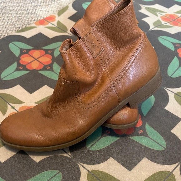 Nine West Shoes - Nine West Tan ( Camel) Leather Women’s Boots